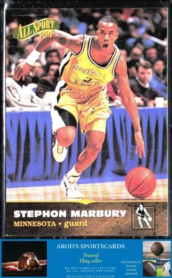1996-97 Score Board All Sport PPF *Stephon Marbury **Card #9** - Image 1 of 2