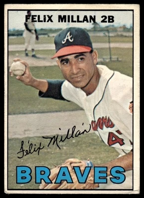 1967 O-Pee-Chee Felix Millan Rookie Atlanta Braves #89 - Image 1 of 2