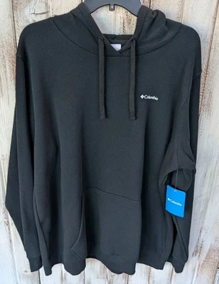 New! Columbia Trek Graphic Hoodie Women's Size 2XL Black Fleece Sweatshirt  - Image 1 of 4