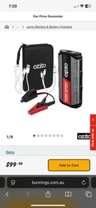 Ozito 400 Amp Jump Starter And Power Bank - Picture 1 of 2