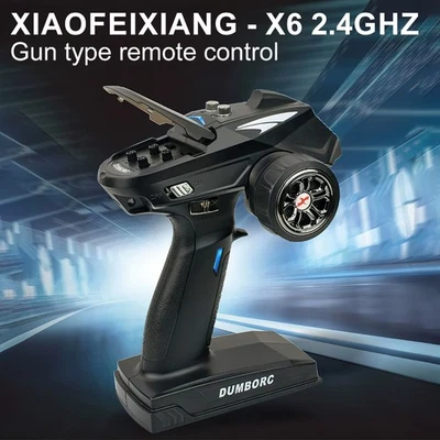 DUMBORC X6 6CH 2.4G RC Radio Controller Transmitter X6F Receiver for RC Car - image 1 of 4