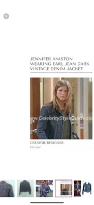 Chaqueta Denim Earl Jean Y2K Vintage S Ashely Olsen Rara Gilmore Niñas Amigos Foto 1 de 4