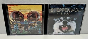Lot Of 2 Steppenwolf CDs: Steppenwolf 7 & Steppenwolf Live (Hard Rock) - Picture 1 of 5