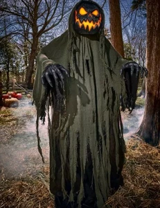 6 Ft Night Terror Animatronic Decorations Animated Halloween Yard Décor - Picture 1 of 4
