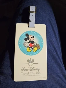 Disney Luggage Tag Never Used "New" - Picture 1 of 2