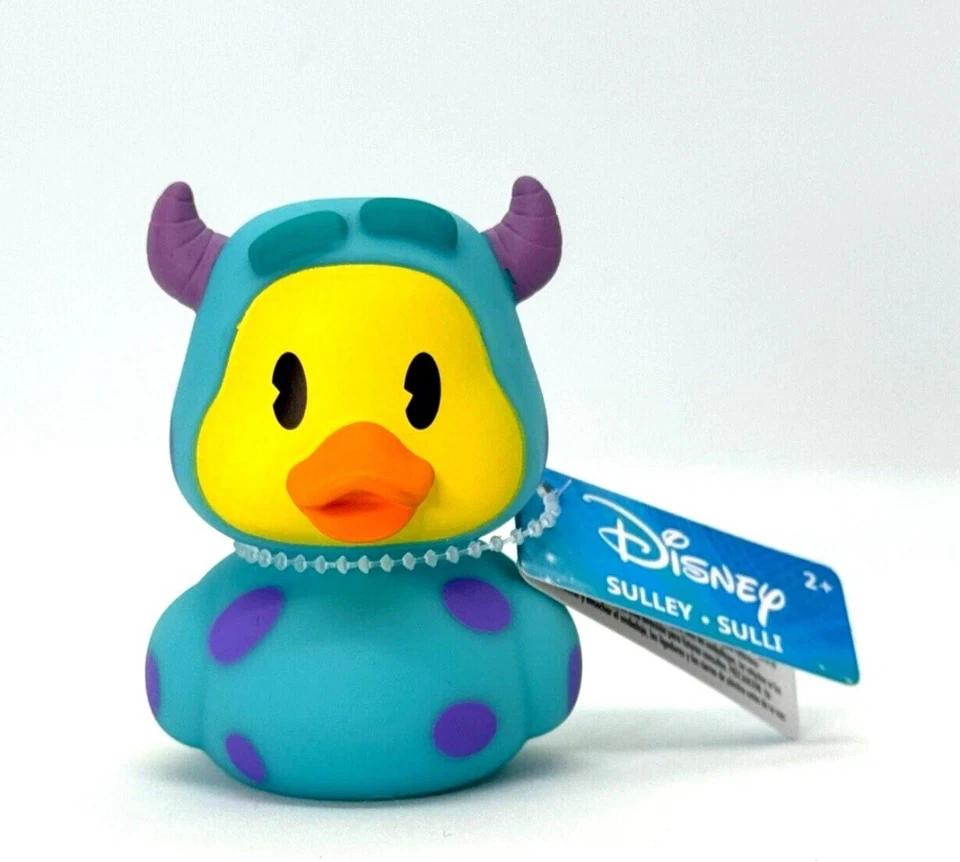 DISNEY SULLEY FROM MONSTERS INC - Rubber Duck - Mini Figure - 2.5"