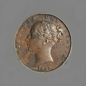 Victoria Farthing 1848 - Picture 1 of 2