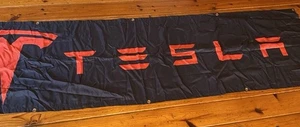7 Fuß einseitige Tesla schwarz und rote Flagge - Bild 1 von 4