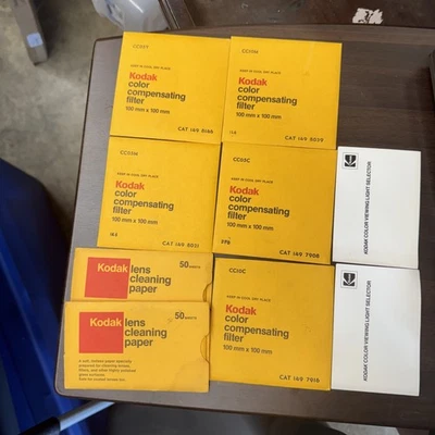 5 (FIVE) Kodak Color Compensating Filters 100m CC05M, CC05Y, CC05C, CC10M, CC10C - Image 1 of 4