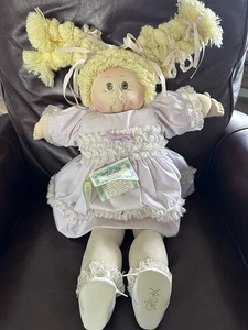 Original Xavier Roberts Little People weiche Skulptur Puppe Kohl Patch mit Etikett - Bild 1 von 12