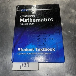 CALIFORNIA MATHEMATICS (COURSE 2, STUDENT TEXTBOOK) By Saron Keeley - Hardcover - Picture 1 of 6