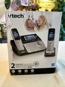 Vtech DS6151-11 2-liniowy bezprzewodowy cyfrowy system odbierania Identyfikator dzwoniącego (uszkodzone pudełko) - Zdjęcie 1 z 7