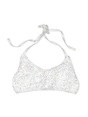 Roma女式银色泳装上衣M — 第 1/2 张图片