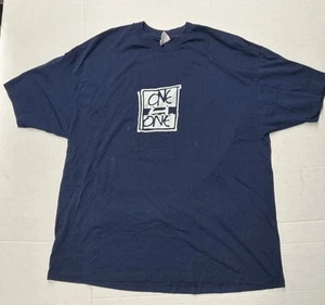 Camiseta De Colección Azul Marino One 4 One XXL NYHC NJHC Bulldoze Agents Of Man - Imagen 1 de 5