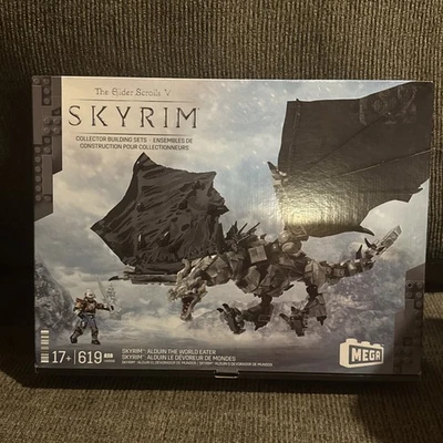 MEGA Block Set SKYRIM: Alduin The World Eater HXR98 Elder Scrolls V New 619 pcs - Image 1 of 2