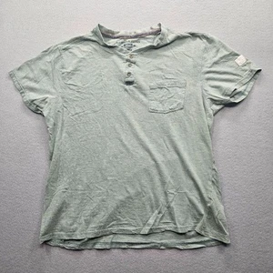 Alexander Julian Herren T-Shirt Größe Large Grün Kurzarm Henley - Bild 1 von 10