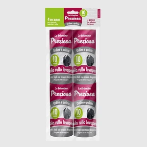 Ricariche Adesive per Spazzola Levapelucchi – 4 Rotoli Da 10 M – Ricambi Rullo Ø - Foto 1 di 12