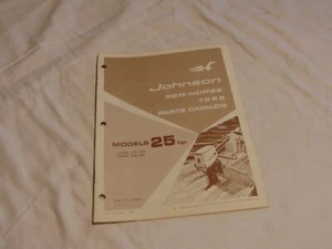 Johnson 1969 fueraborda 25 HP manual de catálogo de piezas 25R69D 25RL69D 25R69B 25RL69B - Imagen 1 de 3