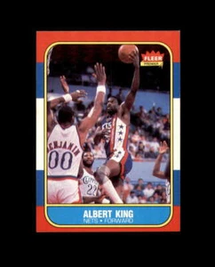 Fleer #59 1986-87 Albert King como nuevo NJ Nets Break 6 - Imagen 1 de 4