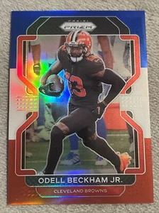 2021 Odell Beckham Jr. Prizm Red White Blue Card #261- Cleveland Browns Football - Picture 1 of 12