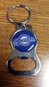 MILWAUKEE BREWERS Bottle Opener Keychain MLB Keyring New - Picture 1 of 1