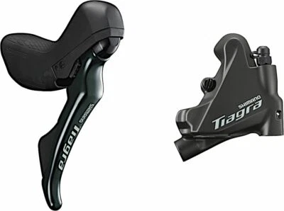 Shimano TIAGRA ST-R4720 Left Shifter Rear Brake Lever with BR-4770 Rear Disc Bra - Image 1 of 2