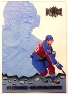 2021-22 21/22 Skybox Metal Universe Ice Carvings IC-5 Nathan MacKinnon Avalanche - Picture 1 of 2