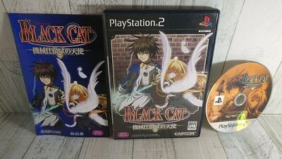 PS2 Black Cat Mechanical Angel Japan Version Capcom Anime Style Action Game USED - Image 1 of 4