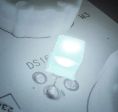 12 Volt White 5mm LEDs with Resistor for Chevy GMC Speedo Gauge Clusters 20 Qty - Image 1 of 4