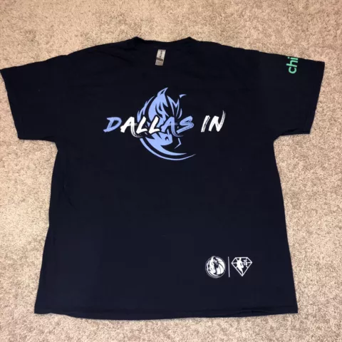 Dallas Mavericks Shirt Adult XL Blue NBA Basketball Casual Outdoor Mens 562 Cover