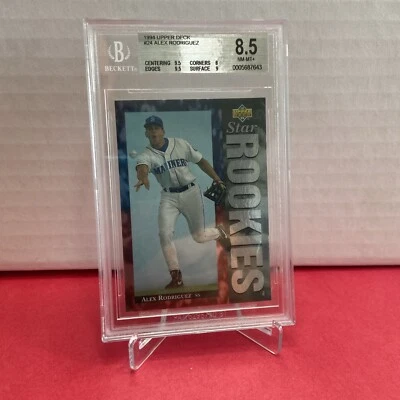 1994 Upper Deck #24 Alex Rodriguez Foil RC BGS 8.5 - Image 1 of 2