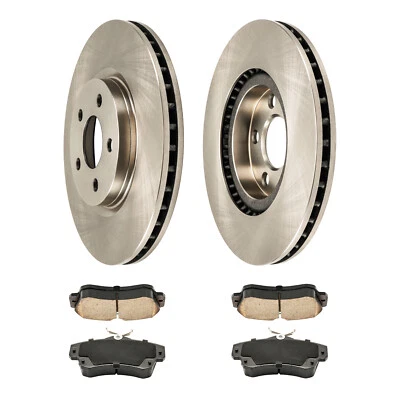 Front Disc Brake Rotors Ceramic Brake Pads For Chrysler PT Cruiser 2001-2010 - Image 1 of 4