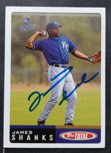 2002 Topps (Total) SIGNED: James Shanks, ROYALS #847