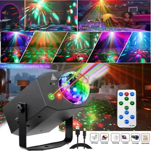 Party Disco Ball Lights RGB Stage Lighting Strobe Light Pattern Laser Projector - Picture 1 of 23