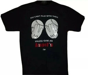 Dark Blue Can't Play With These Unless your and Angels Fan Shirts L-XL - Picture 1 of 2