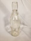 Antike Pyrex Glas Babyflasche mit Glasabdeckung
