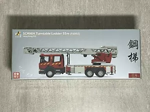 TINY HONG KONG CITY SCANIA Turntable Ladder 55m (F6002) Limited Edition - Picture 1 of 1
