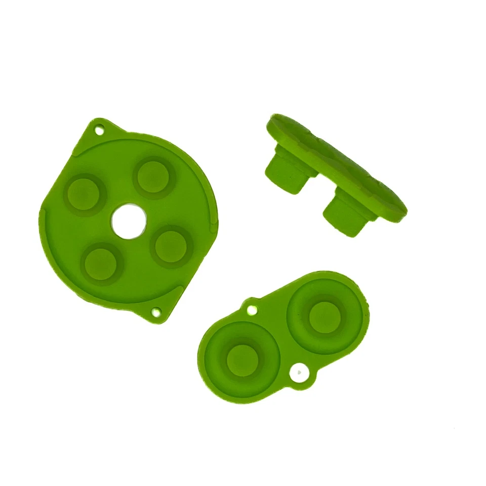 *NEW* Nintendo Game Boy Color GBC System Button Rubber Pads Set Green - Image 1 of 1