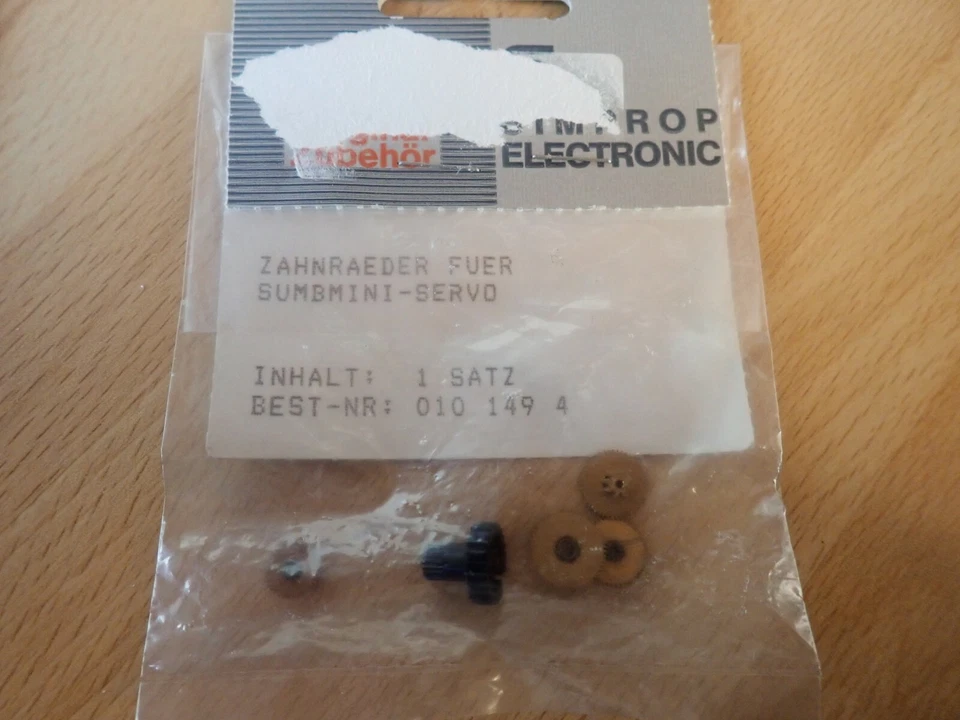 1 Satz Servo Getriebe für Simprop Sub Mini Servo - Bild 1 von 1