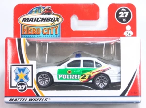 Matchbox 2003 #27 -B- Ford Falcon Police - german - 2 Set - with/without Logo - Imagen 1 de 2