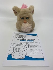 Furby 2005 Emoto Tronic Sand Tan And Pink Hasbro Tiger Electronics Tested Works - Picture 1 of 9