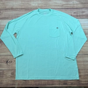 Huk Waypoint LS Shirt Men’s XL Mint Green 50 UPF ICE Cooling Fishing Outdoor - Imagen 1 de 8