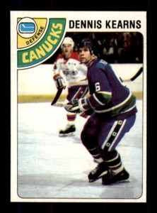 1978-79 Topps #191 Dennis Kearns NM/NM+ Canucks 540984