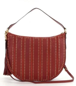 Bolso Hobo MICHAEL KORS, BROOKLYN Mediano con Ojal, Cuero Ladrillo, Nuevo con Etiquetas, $498 - Imagen 1 de 1