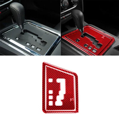 Cubierta de cambio de marchas de fibra de carbono tipo A para Dodge Challenger 2008-14 3* Foto 1 de 4