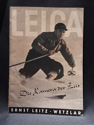 #A0802- Leica Die Kamera der Zeit , Leitz Broschüre Brochure-1937 - image 1 of 2