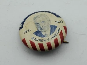 Repro 1921-1923 President Warren G Harding Memorial Button Pin Pinback Vintage - Picture 1 of 14