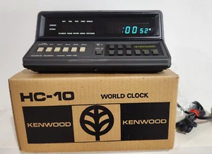 HC-10 Kenwood Zegar światowy Oryginalne pudełko pasujące do numerów seryjnych Rzadki działający - Zdjęcie 1 z 12