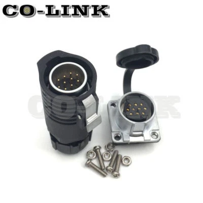 XHP20 10Pin Waterproof Connector,High Voltage Circular Bulkhead Power Connector  - Image 1 of 4