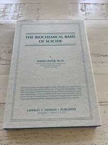 The Biochemical Basis Of Suicide Hardcover 1988 By David Lester - Picture 1 of 12